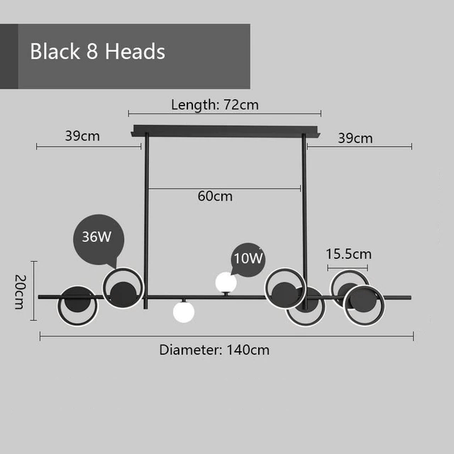 Arktia Twist LED Nordic Pendant Light Chandelier for Modern Interiors