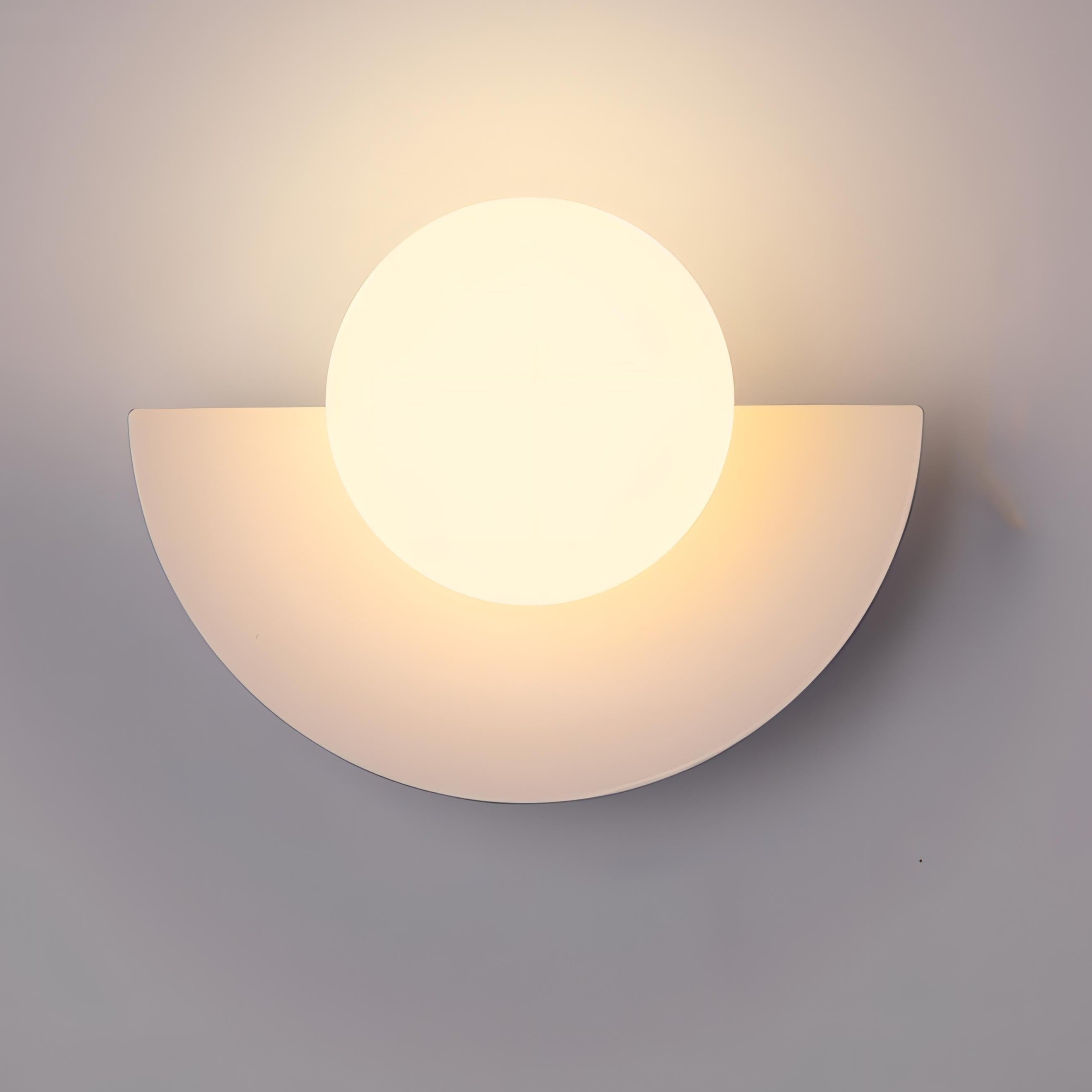 ArcHalo Semicircular Wall Lamp With Integrated LED For Indoor Use