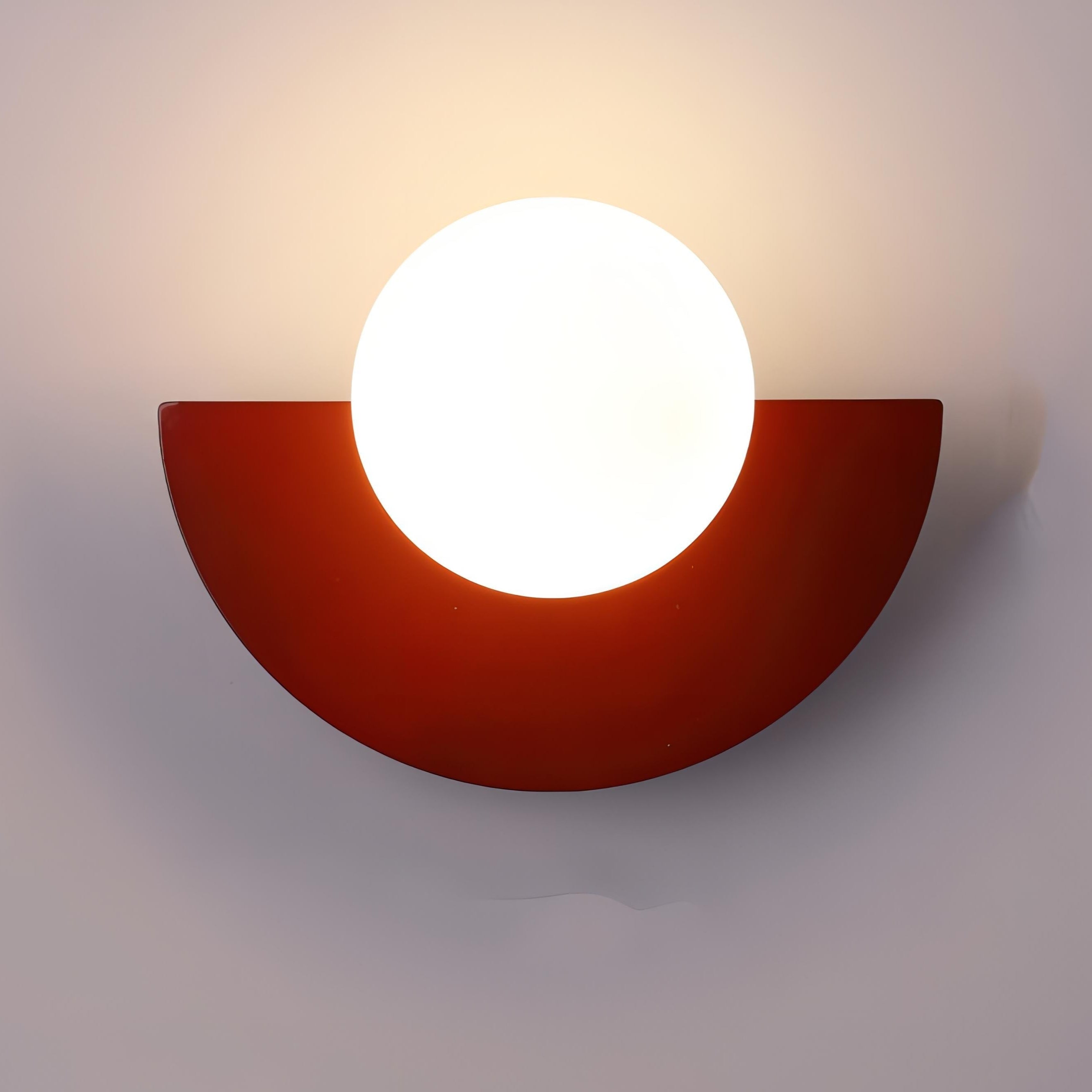 ArcHalo Semicircular Wall Lamp With Integrated LED For Indoor Use