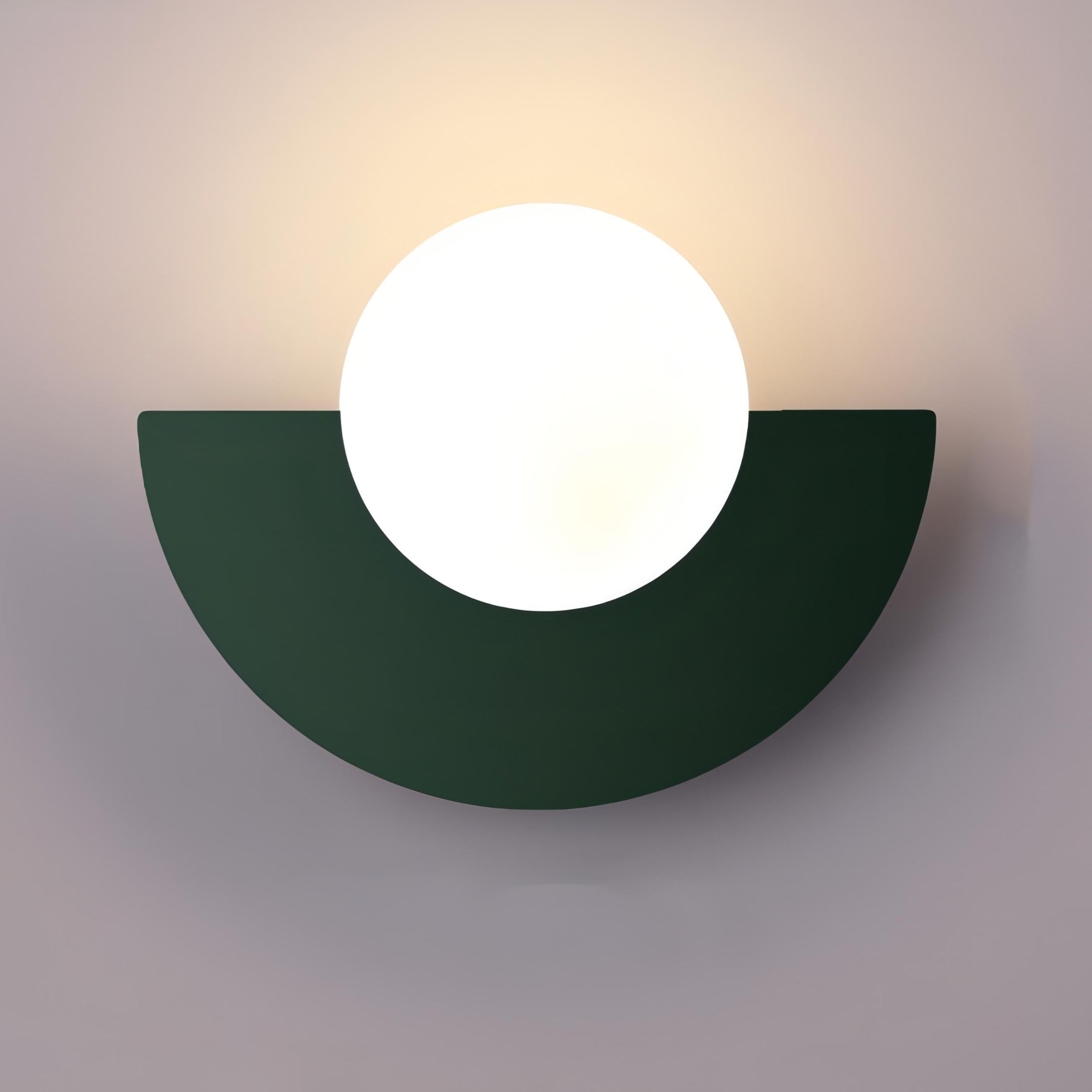 ArcHalo Semicircular Wall Lamp With Integrated LED For Indoor Use