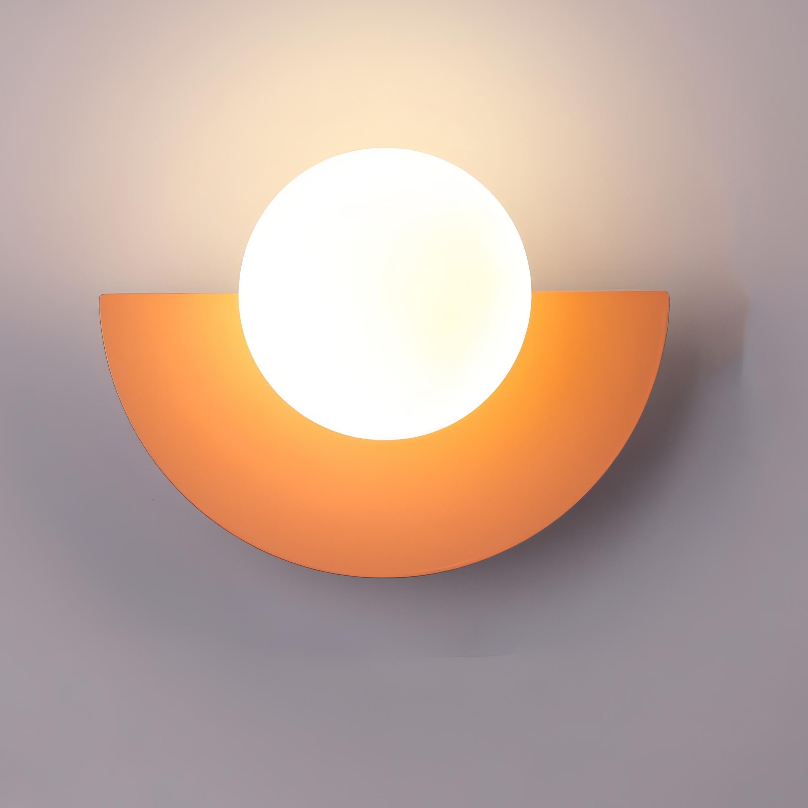 ArcHalo Semicircular Wall Lamp With Integrated LED For Indoor Use