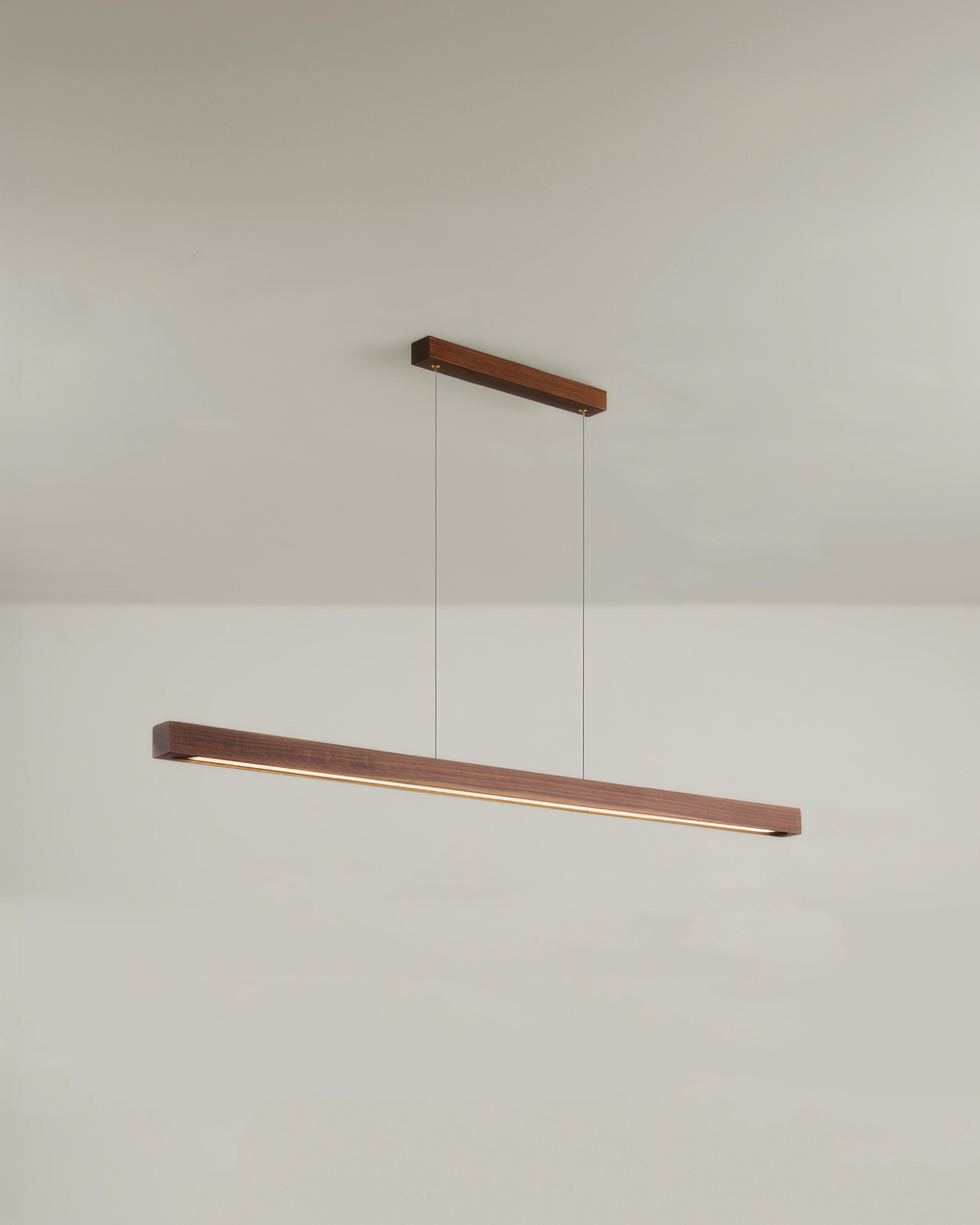 Caelum Walnut Minimalist Pendant Light | French Medieval Charm For Homes